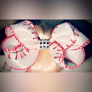 Baseball Hair Bow